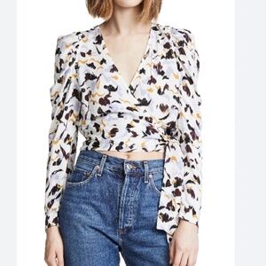 A.L.C. NWT Silk Wrap Shirt Size 4 Small